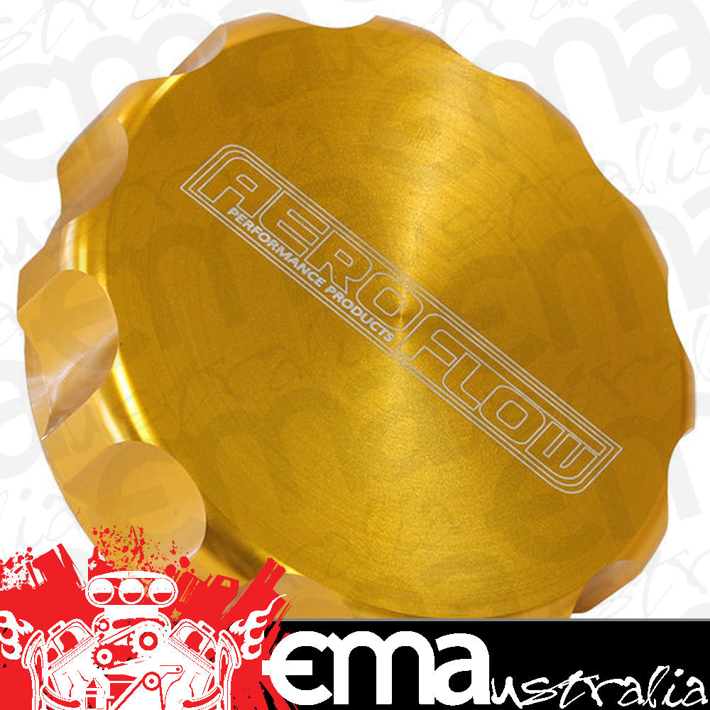 Aeroflow AF59-460-40G Replacement Billet Cap suits -40 Base Gold Anodised