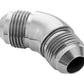 Proflow PFE527-06HP 45 Degree Union Flare Adaptor Fitting -06AN Polished