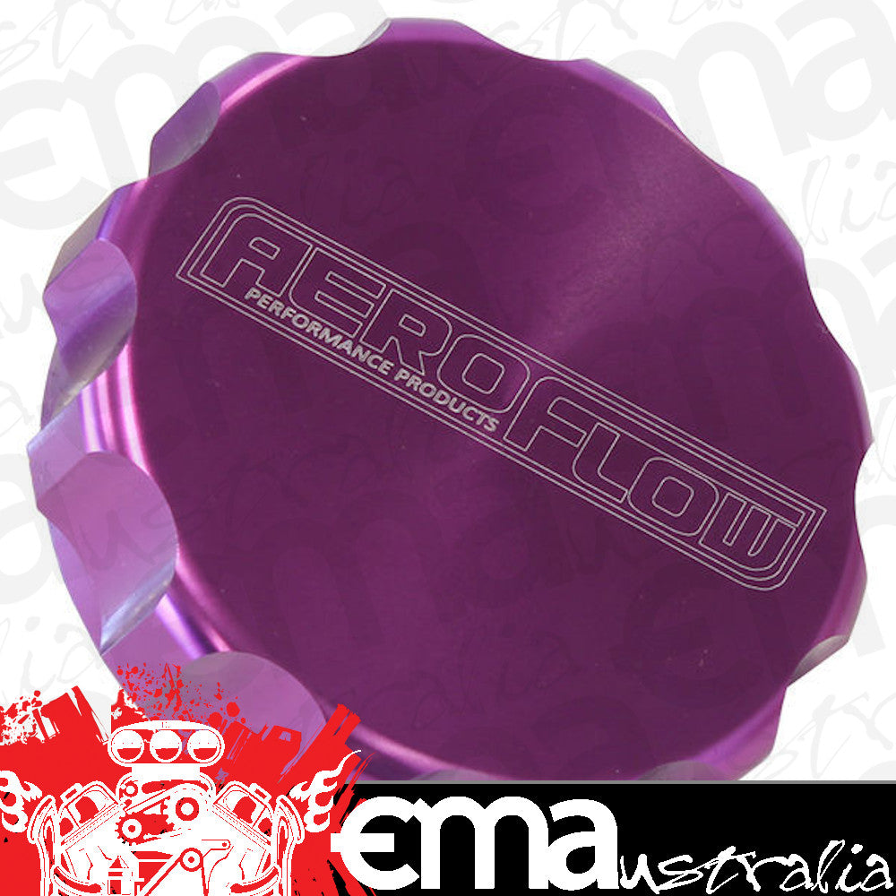 Aeroflow AF59-460-40PUR Replacement Billet Cap suits -40 Base Purple Anodised