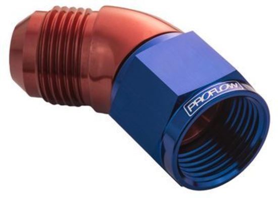 Proflow PFE542-16 45 Degree Full Flow Adaptor Male to Female -16AN