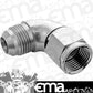 Proflow PFE543-04HP 90 Degree Full Flow Adaptor Male to Female -04AN Polished
