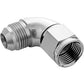 Proflow PFE543-04HP 90 Degree Full Flow Adaptor Male to Female -04AN Polished