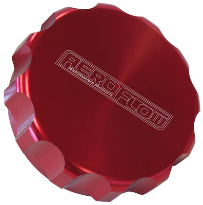 Aeroflow AF59-460-48R Replacement Billet Cap suits -48 Base Red Anodised