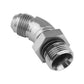 Proflow PFE563-16HP 45 Degree Male Fitting Orb Hose End to -16AN Polished