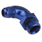 Proflow PFE583-06 90 Degree Male Fitting Orb Hose End to -06AN Blue