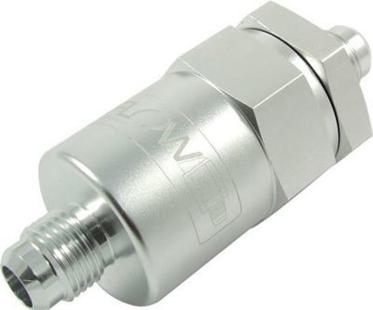 Proflow PFE609-06P Billet Inline Aluminium Fuel Filter -06AN Silver 30 Micron