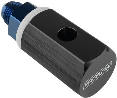Proflow PFE611-06 Roll Over Valve Aluminium Black Anodised -6 AN Female