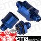 Proflow PFE612-10 Fuel Check Valve Blue Aluminium -10 AN Male to -10 AN Male