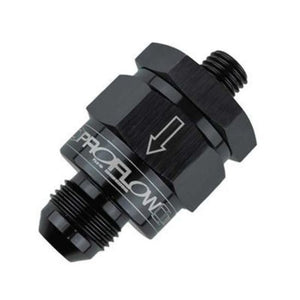 Proflow PFE619-08 EFI Fuel Check Valve M12 x 1.25 to -08AN Black