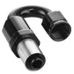 Proflow PFE656-08 Crimp Hose End 180 Degree -08AN Black