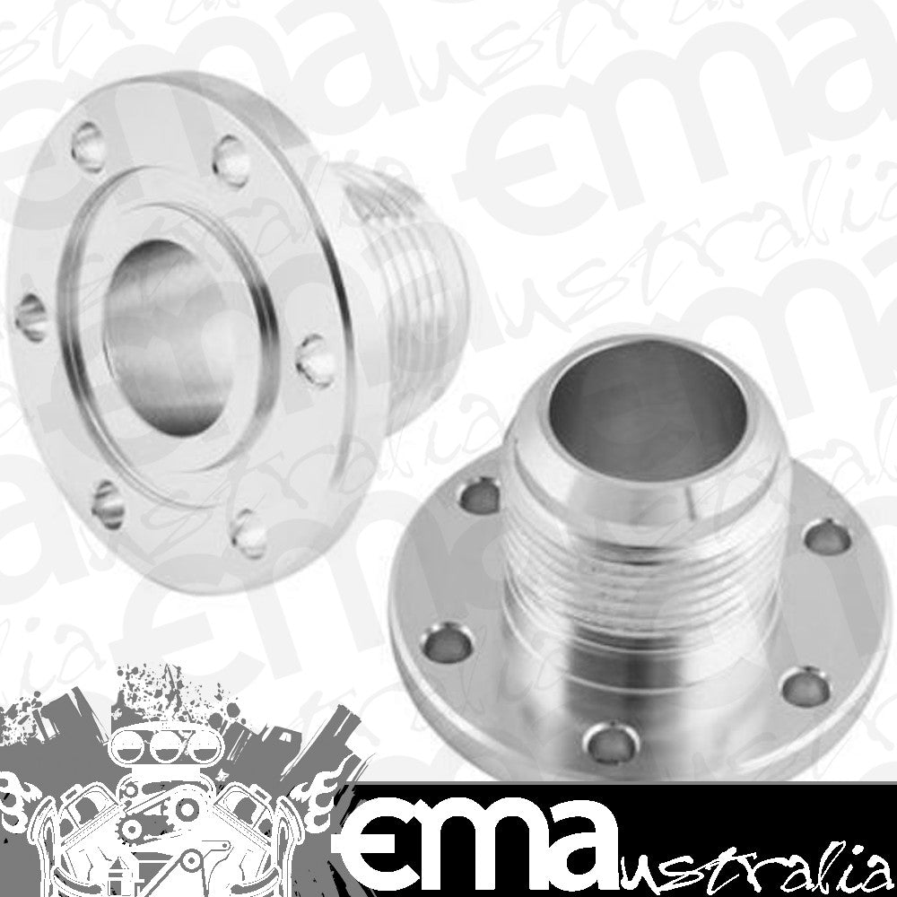 Proflow PFE661-16 Water Pump Adapter Aluminium Natural -16 AN Bolt-on -16 AN Male Threads Davies Craig