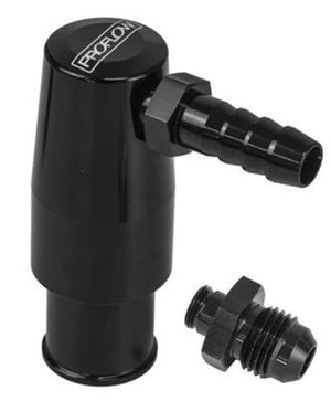 Proflow PFE663BK Billet Aluminium Valve Cover PCV Valve Kit Barb or AN Fitting Black