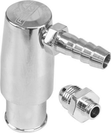 Proflow PFE663P Billet Aluminium Valve Cover PCV Valve Kit Barb or AN Fitting Polished