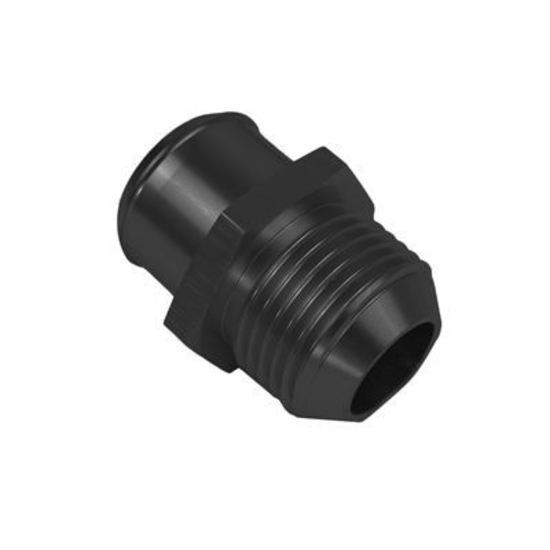 Proflow PFE670-10BK Valve Cover Breather Adaptor Universal Push In Hose End to -10AN Black