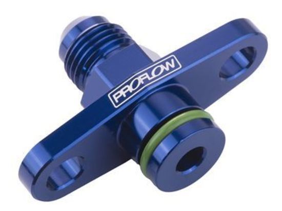 Proflow | PFE683 | Fuel Rail Adaptor Fitting Aluminium 16mm to -06AN For Mitsubishi