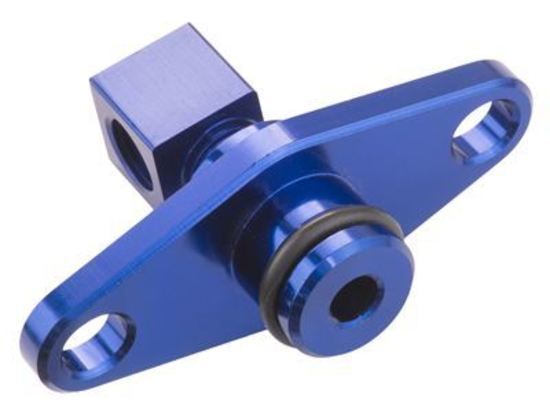 Proflow PFE687 Fuel Rail Adaptor Fitting Aluminium For Mitsubishi Evo 10