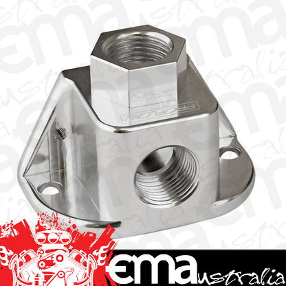 Proflow PFE689S Adapter Aluminium GM Idle Air Control LS Chev For Holden Silver