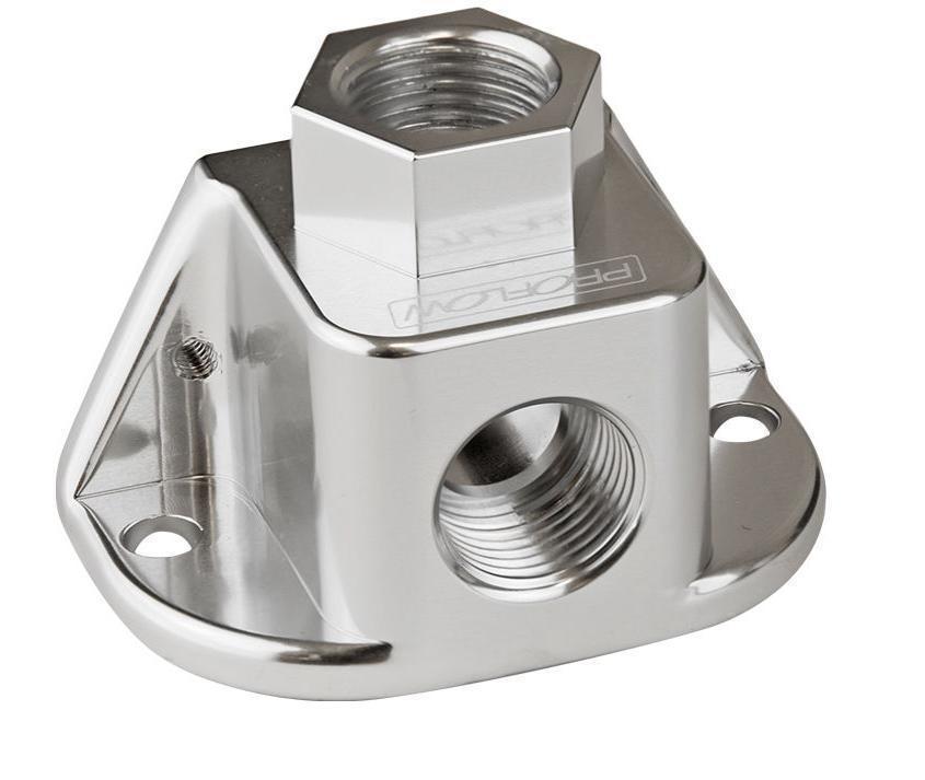 Proflow PFE689S Adapter Aluminium GM Idle Air Control LS Chev For Holden Silver