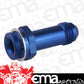 Proflow PFE700-08 Fitting Inlet Fuel Adaptor Male Holley Fuel Bowl 7/8 x 20 -08AN 2" Blue