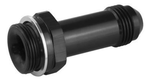 Proflow PFE700-08BK Fitting Inlet Fuel Adaptor Male Holley Fuel Bowl 7/8 x 20 -08AN 2" Black