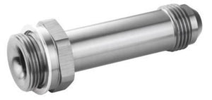 Proflow PFE700-08LS Fitting Inlet Fuel Adaptor Male Holley Fuel Bowl 7/8 x 20 to -08AN Male 3" Silver
