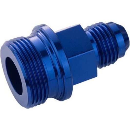 Proflow PFE701-06 Fitting Inlet Fuel Adaptor Male Feed Demon Demon 9/16 x 24 Short -06AN Blue