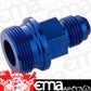 Proflow PFE701-06 Fitting Inlet Fuel Adaptor Male Feed Demon Demon 9/16 x 24 Short -06AN Blue