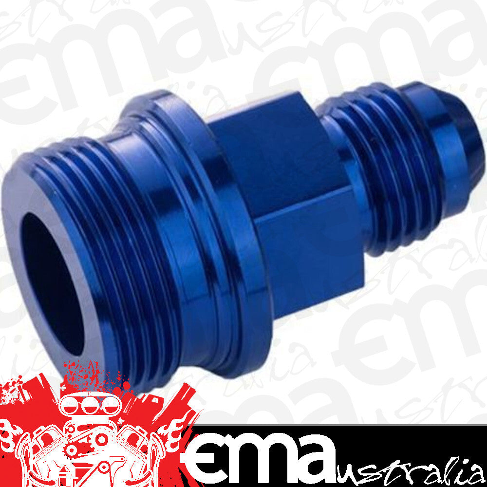 Proflow PFE701-06 Fitting Inlet Fuel Adaptor Male Feed Demon Demon 9/16 x 24 Short -06AN Blue