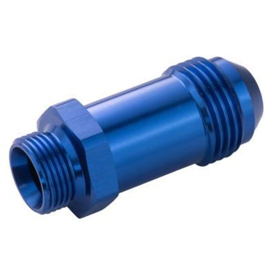 Proflow PFE701-08 Fitting Inlet Fuel Adaptor Male Feed Demon 9/16 x 24 2" -08AN Blue
