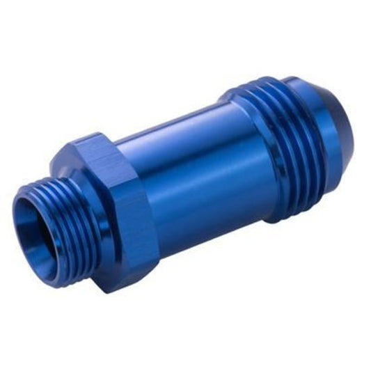 Proflow PFE701-08 Fitting Inlet Fuel Adaptor Male Feed Demon 9/16 x 24 2" -08AN Blue