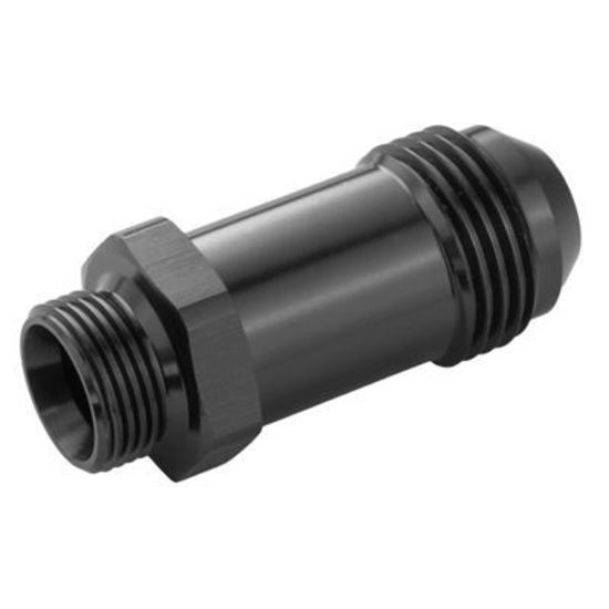 Proflow PFE701-08BK Fitting Inlet Fuel Adaptor Male Feed Demon 9/16 x 24 2" -08AN Black