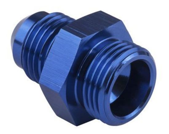 Proflow PFE706-06 Motorcycle Carburettor Adapto-06AN to 5/8" x 20 Blue