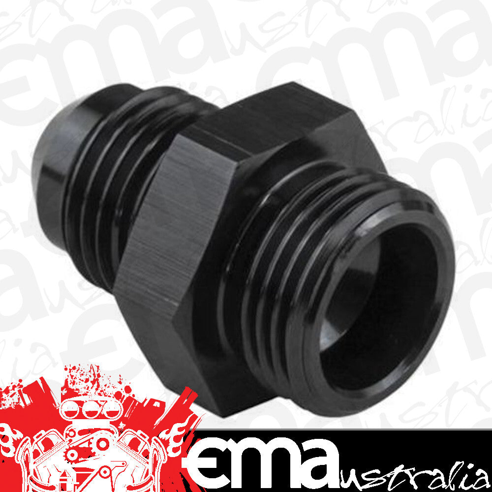 Proflow PFE706-06BK Fitting Inlet Fuel Straight Adaptor Male -06AN to 5/8" x 20 Black