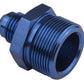 Proflow PFE708-06 Fitting Inlet Fuel Straight Adaptor Quadrajet Male -06AN to 1" x 20 Blue
