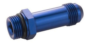 Proflow PFE709-08 Quick Release Fuel Fitting Holley Inlet Feed -08AN Male to -08AN Male 2" Blue