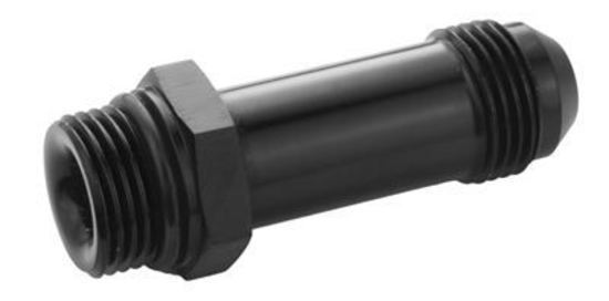 Proflow PFE709-08BK Quick Release Fuel Fitting Holley Inlet Feed -08AN Male to -08AN Male 2" Black