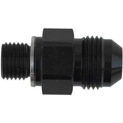 Proflow PFE710-06 Fitting Adaptor GM Transmission 1/4" Npsm Straight to -06AN Black