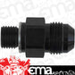 Proflow PFE710-08 Fitting Adaptor GM Transmission 1/4" Npsm Straight to -08AN Black