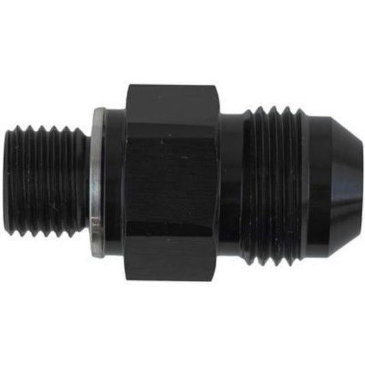 Proflow PFE710-08 Fitting Adaptor GM Transmission 1/4" Npsm Straight to -08AN Black