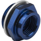 Proflow PFE712BL Fitting Fuel Adaptor Holley 7/8-20AN to 5/8-18 Convex Seat Blue 2Pc