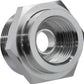 Proflow PFE712S Fitting Fuel Adaptor Holley 7/8-20AN to 5/8-18 Convex Seat Silver 2Pc