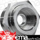 Proflow PFE712S Fitting Fuel Adaptor Holley 7/8-20AN to 5/8-18 Convex Seat Silver 2Pc