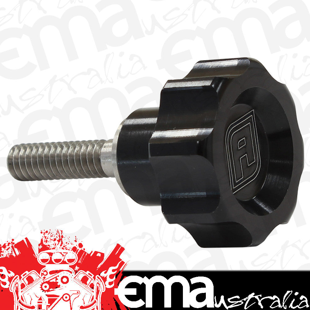 Aeroflow AF59-6400BLK Black Bottle Bracket Nut suits AF6400