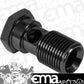 Proflow PFE722-03BK Fitting Banjo Bolt 3/8" x 20 Thread Black