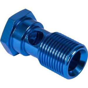 Proflow PFE722-06 Fitting Banjo Bolt 9/16 x 24 Thread Blue