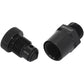 Aeroflow AF59-708-10-12 Universal Drain Valve -6 ORB Black Finish With 1/8" NPT Female Thread For Remote Draining
