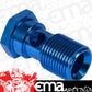 Proflow PFE725-06 Fitting Banjo Bolt M14 x 1.50 Thread Blue