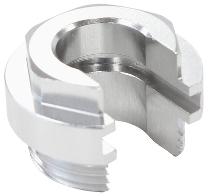 Aeroflow AF59-905-02S PUSH ON EFI FITTING RETAINING LOCKING COLLAR WITH SLOT SILVE