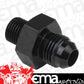 Proflow PFE730-08BK Fitting Adaptor Male 12mm x 1.25mm to Fitting Adaptor Male -08AN Black