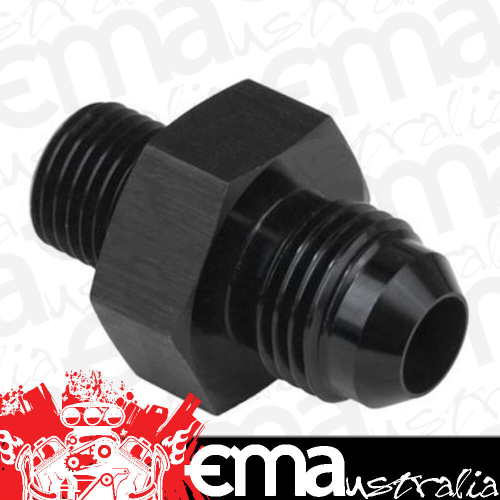 Proflow PFE730-08BK Fitting Adaptor Male 12mm x 1.25mm to Fitting Adaptor Male -08AN Black